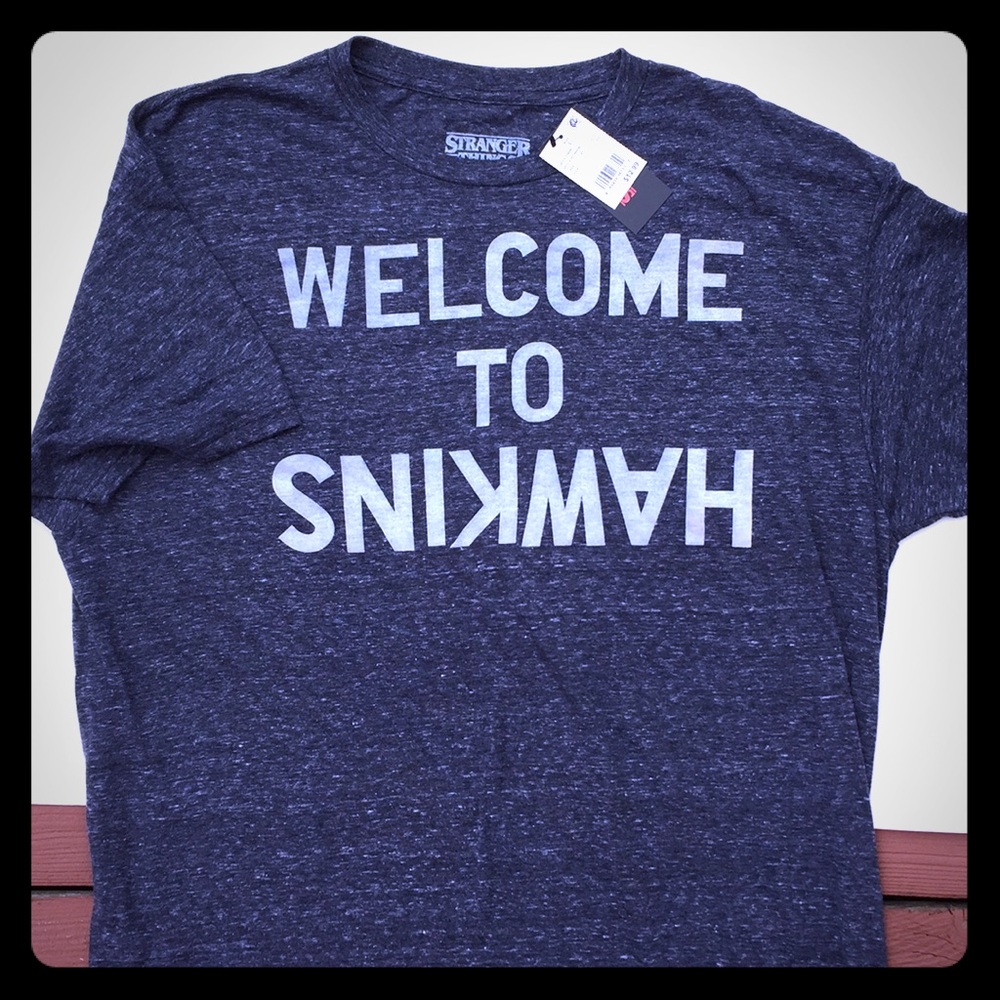 New with tags STRANGER THINGS by Netflix Tee Grey